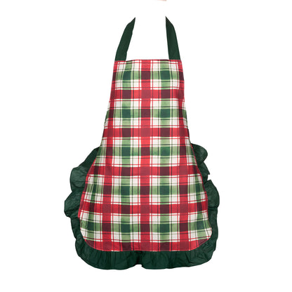 TRADITIONAL TARTAN COTTON APRON