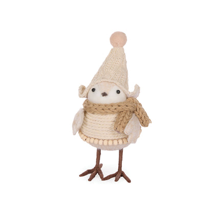 Knitted Bird With Vest