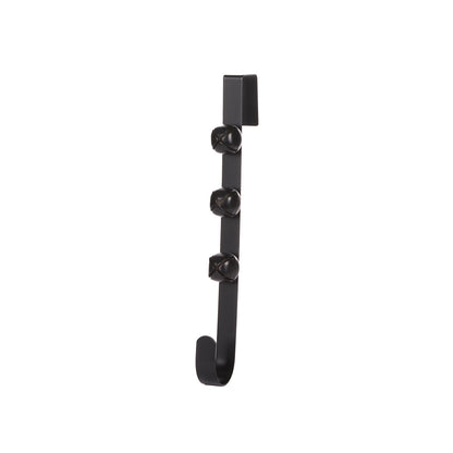 MATTE BLACK BELL WREATH HOOK