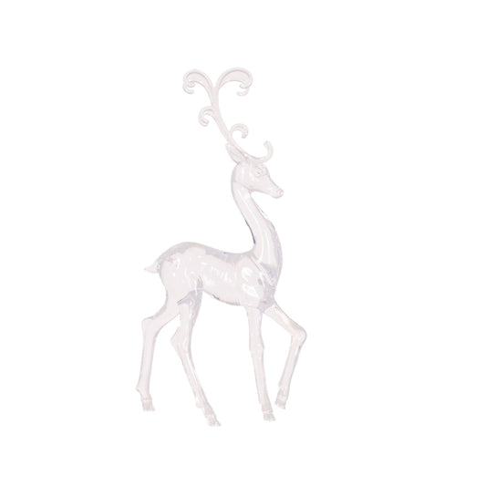 31 CM ELABORATE GLISTENING GALLOPING REINDEER