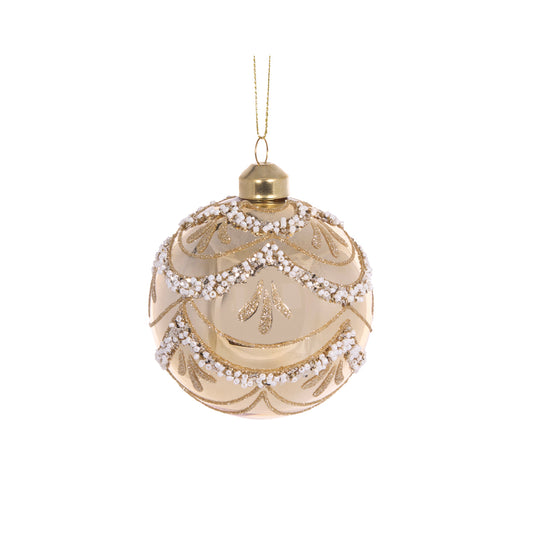 HIGH SHINE SCALLOPED BAUBLE