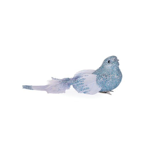 BLUE GLITTER BIRD