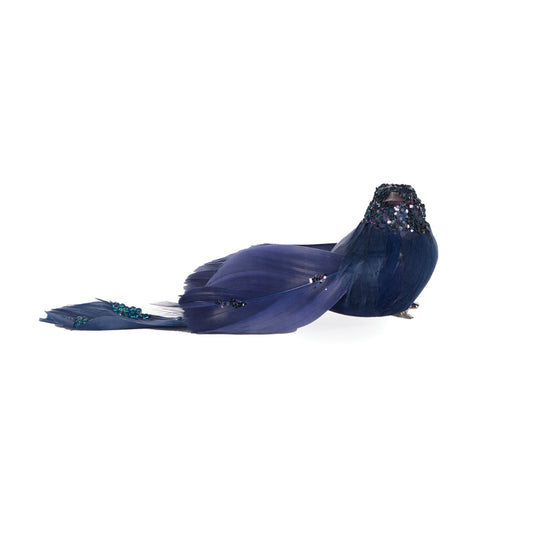 NAVY BEJEWELLED BIRD