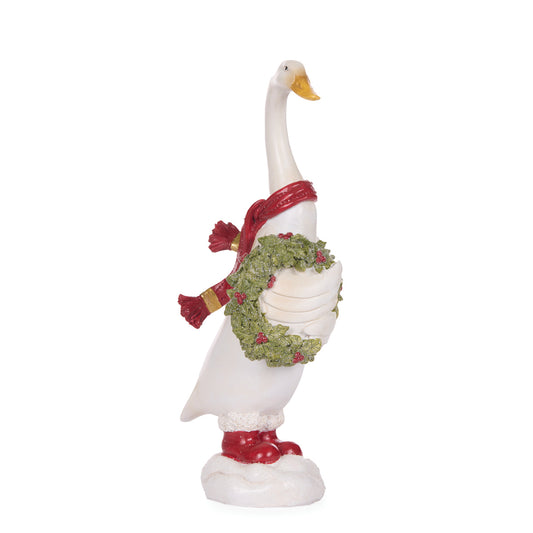 FESTIVE DUCK WITH WREATH