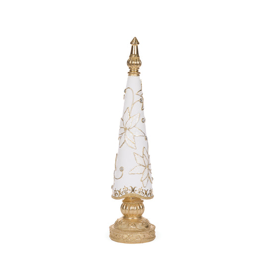 49 CM ELABORATE POINSETTIA TREE