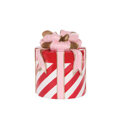 20.5cm Pink Bow Present