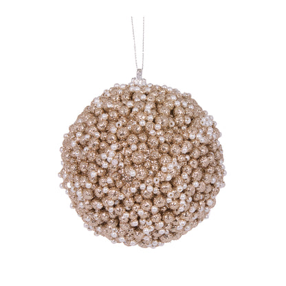 Champagne Pearl Bubble Bauble