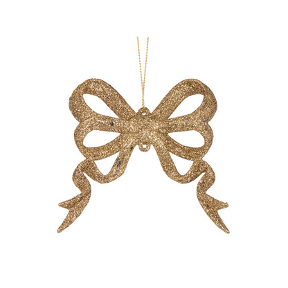GOLD GLITTER BOW