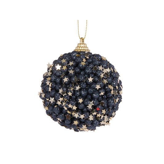 MINI NAVY STARS BAUBLE