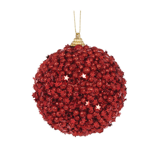 RED STARS BAUBLE