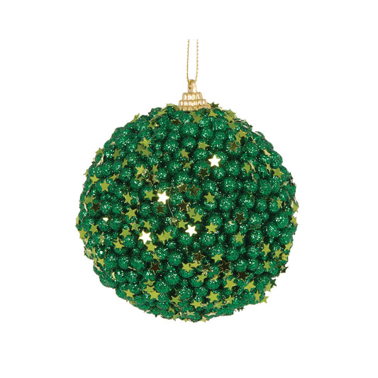 GREEN STARS BAUBLE