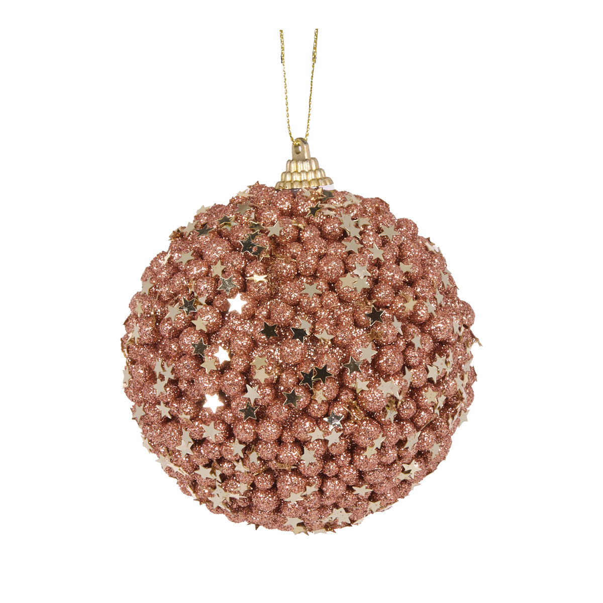 COPPER STARS BAUBLE