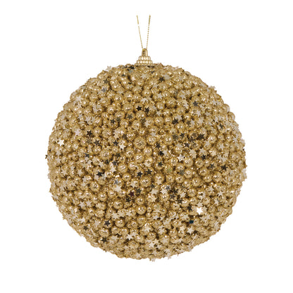 GOLD STARS BAUBLE.