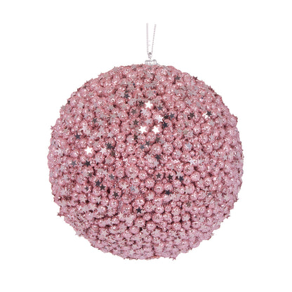 XL Pink Stars Bauble