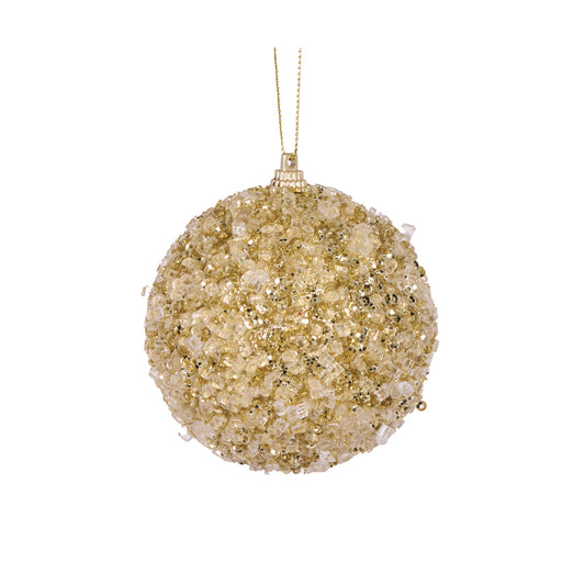 MINI GOLD CRYSTALS BAUBLE