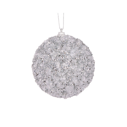 Mini Silver Crystals Bauble