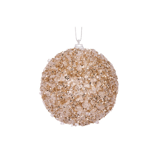 MINI CHAMPAGNE CRYSTALS BAUBLE