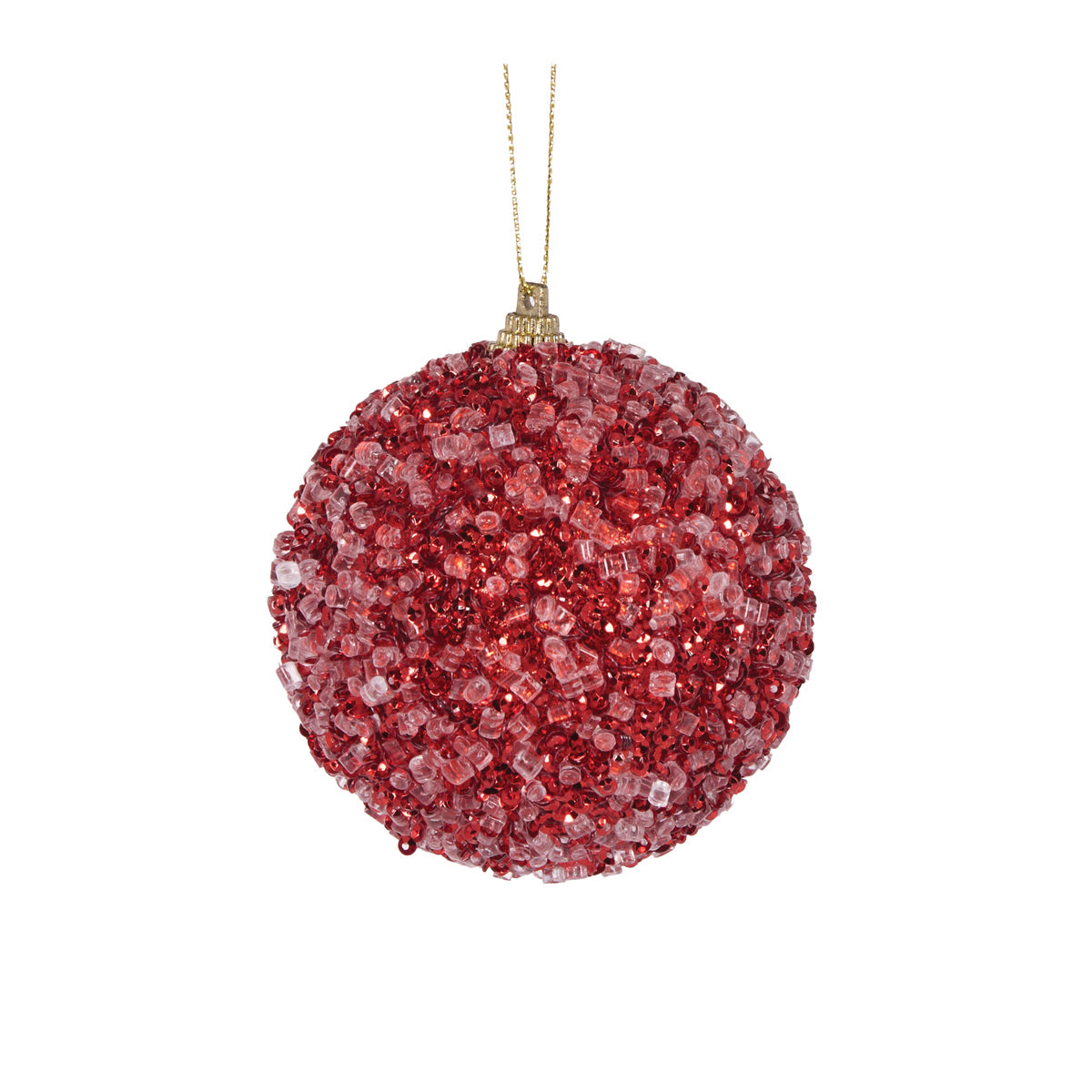 MINI RED CRYSTALS BAUBLE