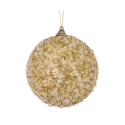 Gold Crystals Bauble