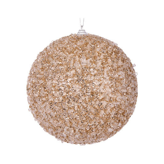 XL CHAMPAGNE CRYSTALS BAUBLE