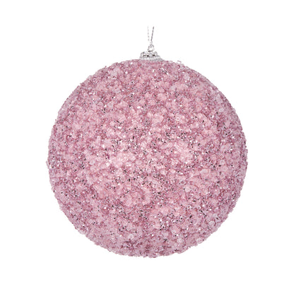 XL Pink Crystals Bauble