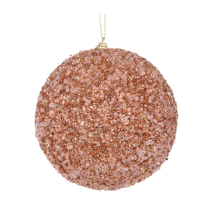 XL Copper Crystals Bauble
