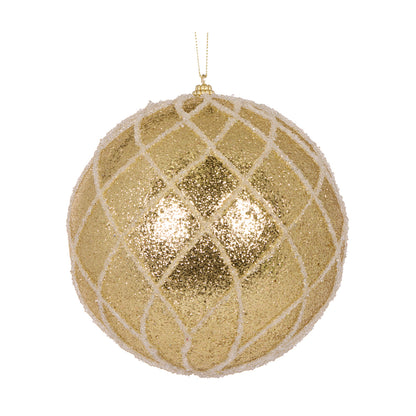 XL Gold Lattice Bauble
