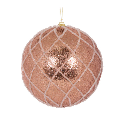 XL Copper Lattice Bauble