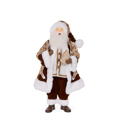 GINGERBREAD FABRIC MR CLAUS