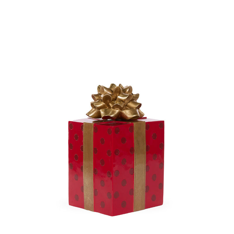 Set/3 Red And Gold Gift Boxes