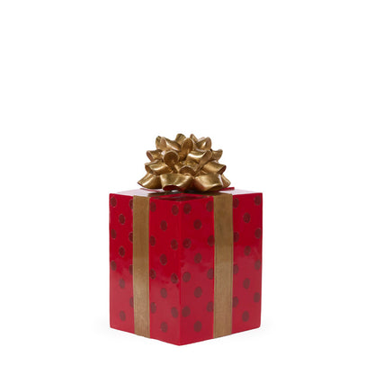 Set/3 Red And Gold Gift Boxes