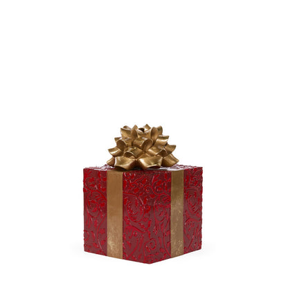 Set/3 Red And Gold Gift Boxes