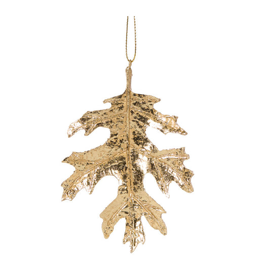 Gold Maple Leaf Ornament
