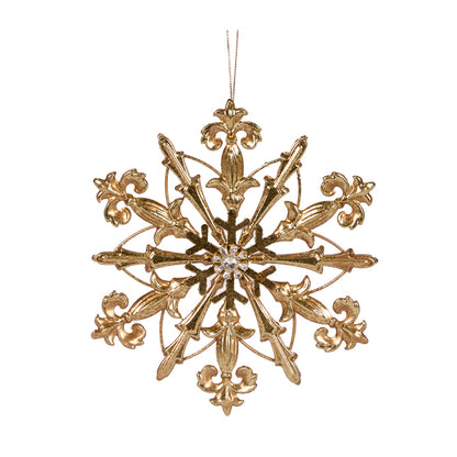 EMBELLISHED METAL JEWELED ORNAMENT