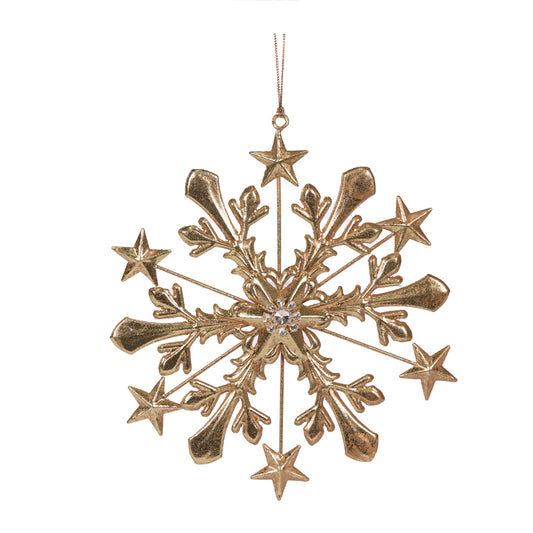 Intricate Metal Jeweled Ornament