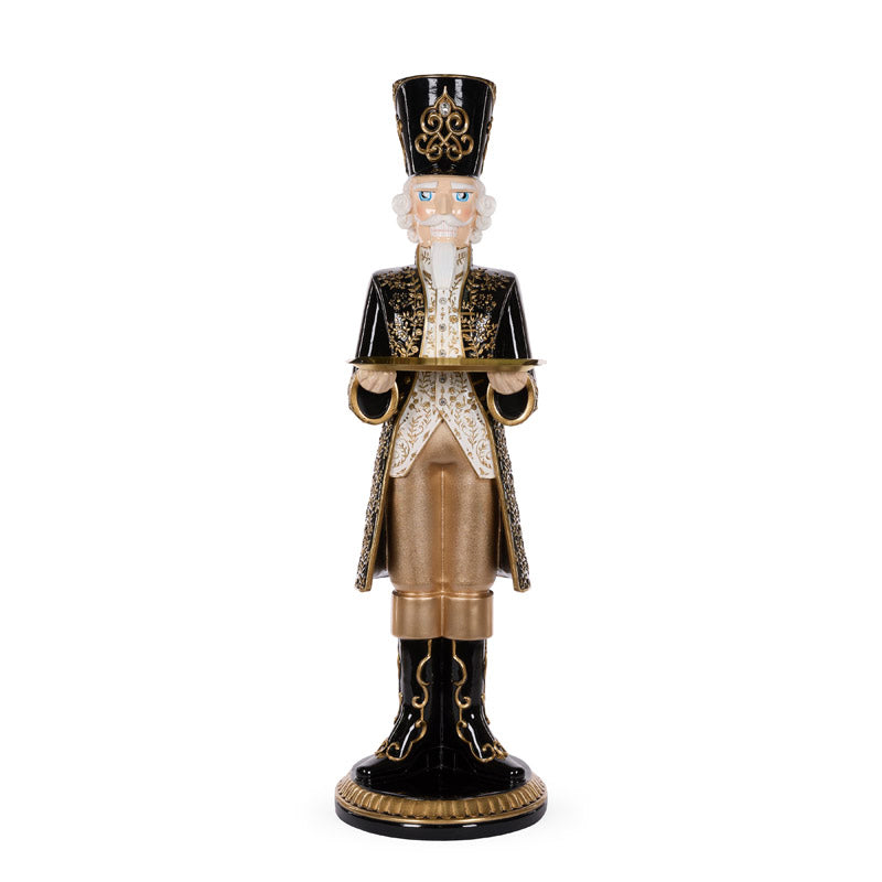 105 CM REGAL JEWELED NUTCRACKER WITH TRAY