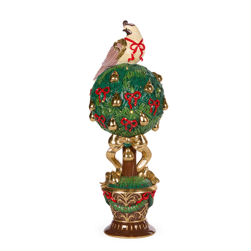 PARTRIDGE IN A PEAR TREE TOPIARY