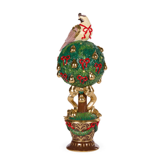 PARTRIDGE IN A PEAR TREE TOPIARY