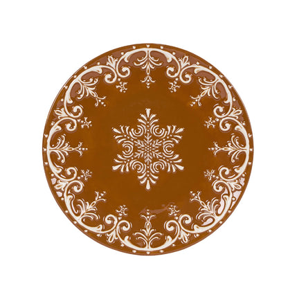 LACED GINGERBREAD DINNER PLATE