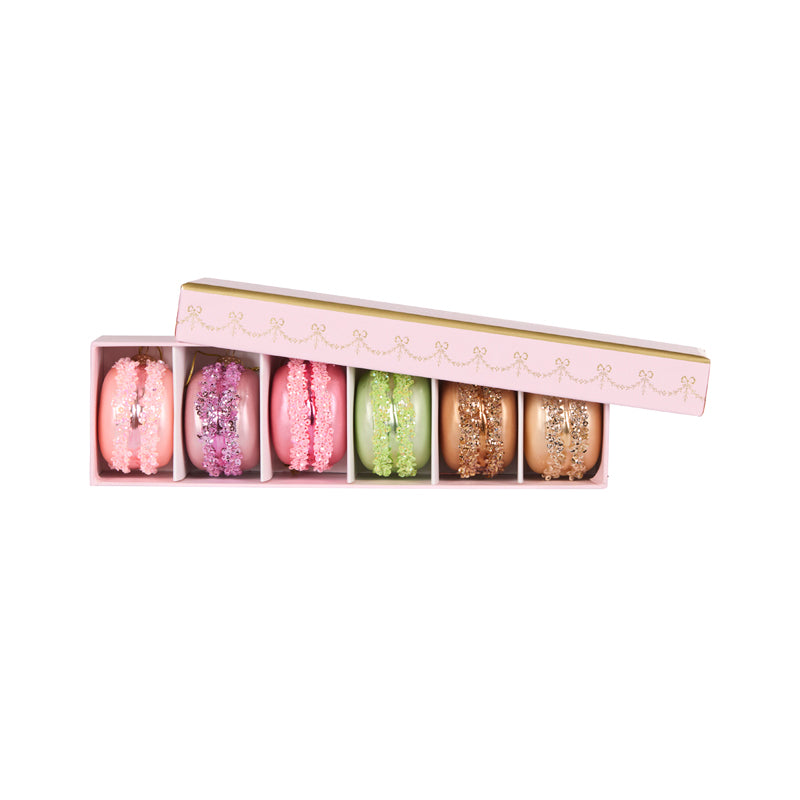 MACARON GLASS ORNAMENT GIFT BOX