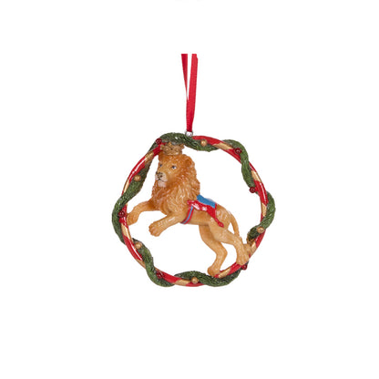 JUMPING LION HANGING ORNAMENT