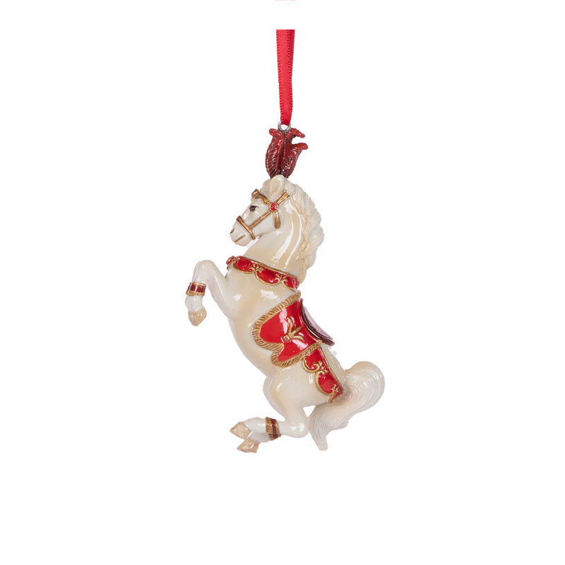 DANCING HORSE HANGING ORNAMENT