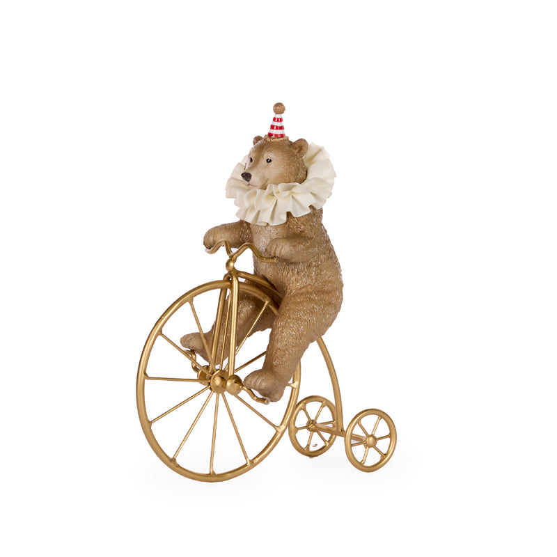 BUBBLING BEAR ON A BIKE