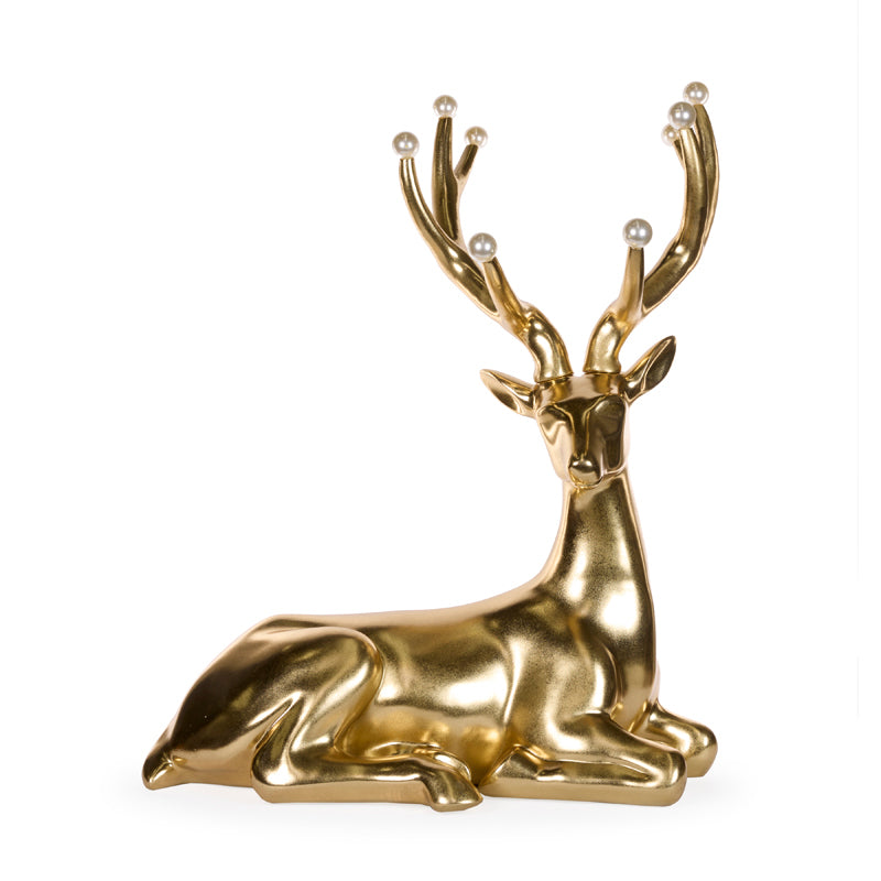 SITTING PEARL REINDEER