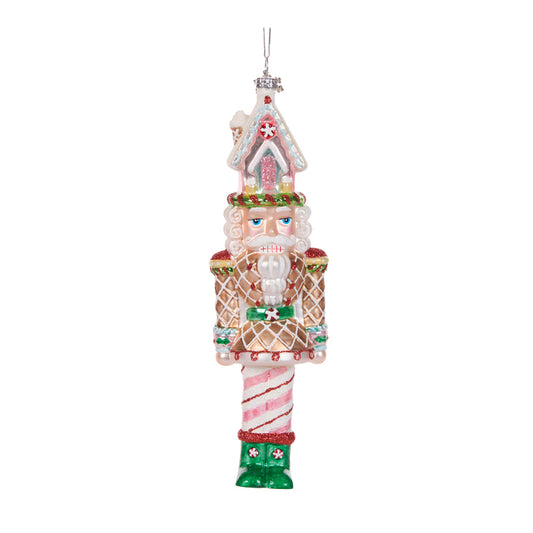 GLASS CANDY JOY SOLDIER ORNAMENT