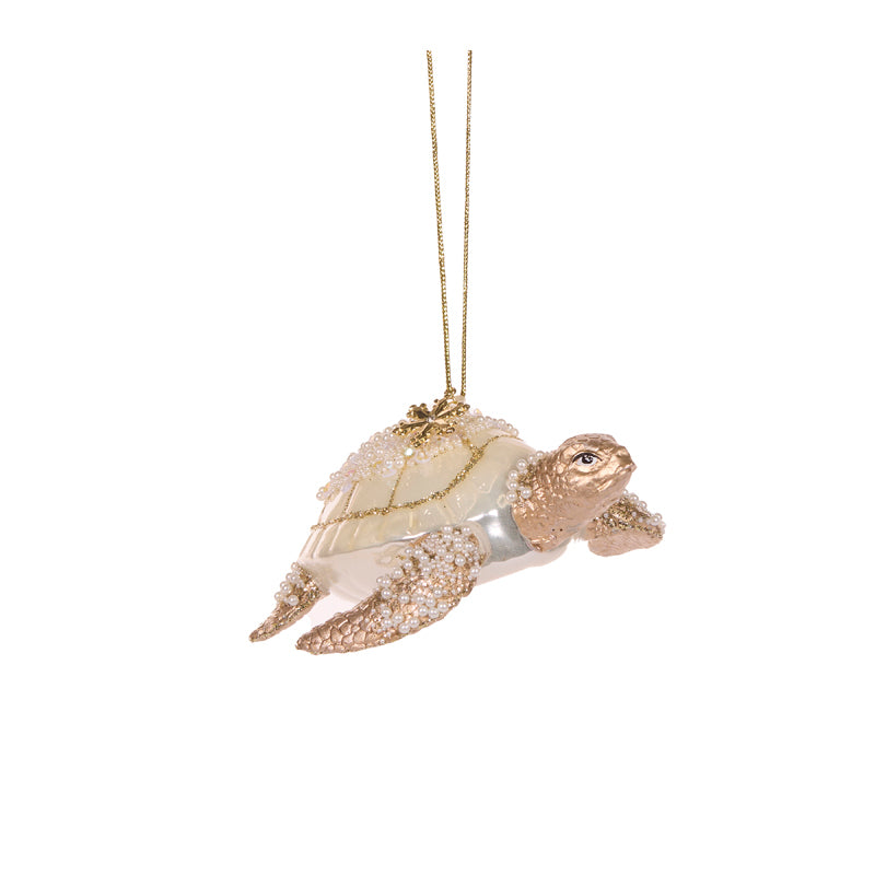 GLASS TURTLE ORNAMENT