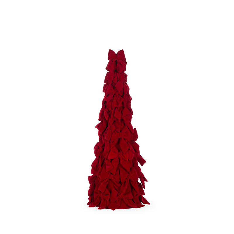 60 CM RED BOW TREE