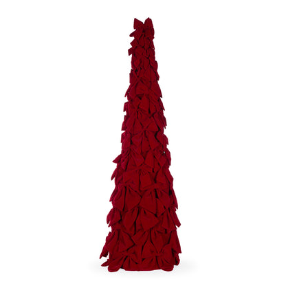 120 CM RED BOW TREE