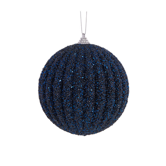 NAVY TEXTURED RIB BAUBLE