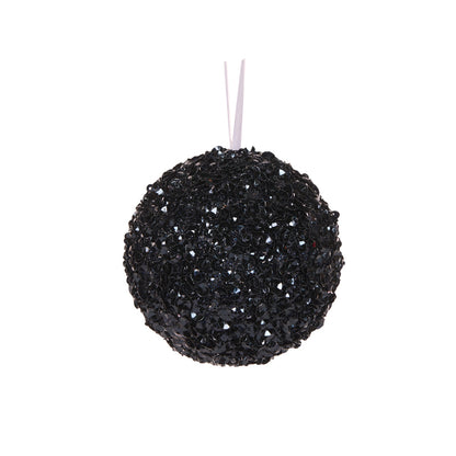 NAVY CRYSTAL CONFETTI BAUBLE